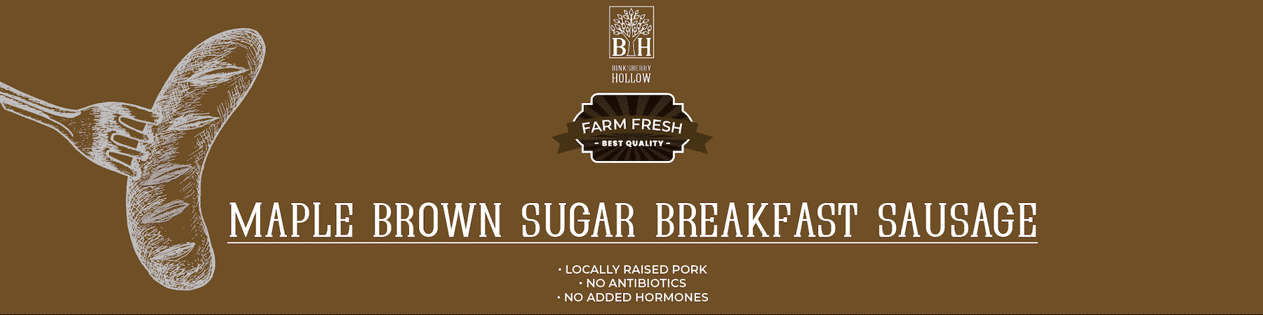 Maple Brown Sugar Breakfast Sausage