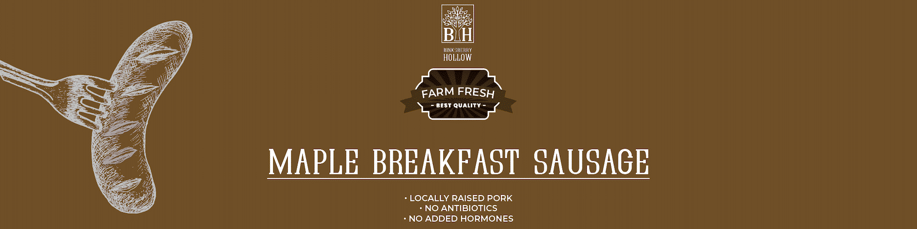 Maple Bourbon Breakfast Sausage