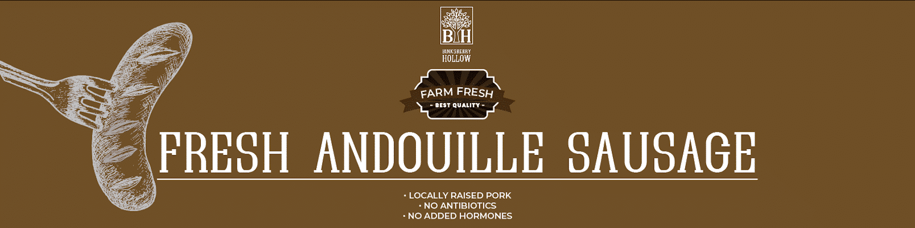 Fresh Andouille Sausage