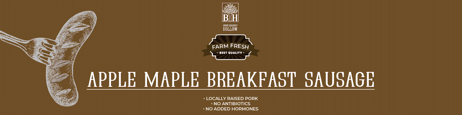 Apple Maple Breakfast Sausage