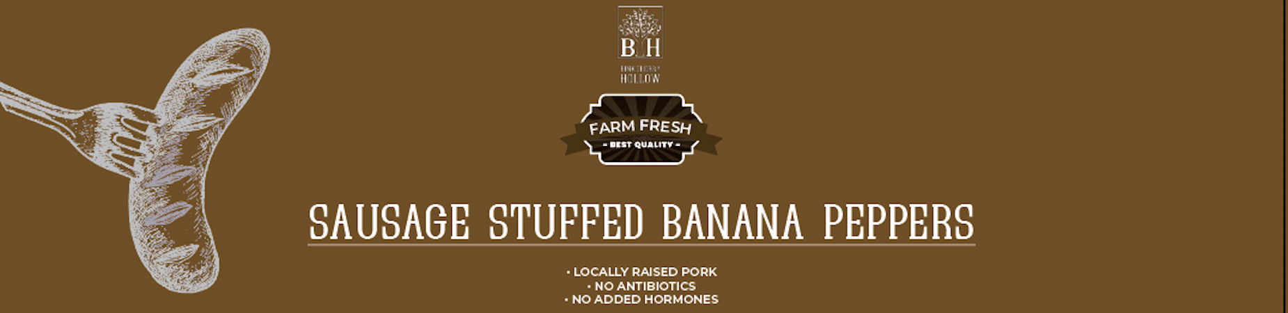 Sausage Stuffed Banana Peppers