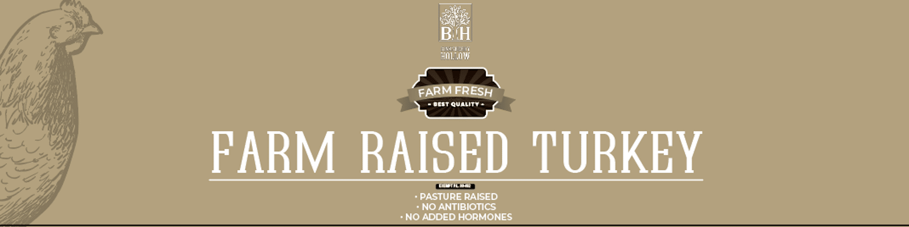 Locally Raised Turkey (2025-Pre Order)