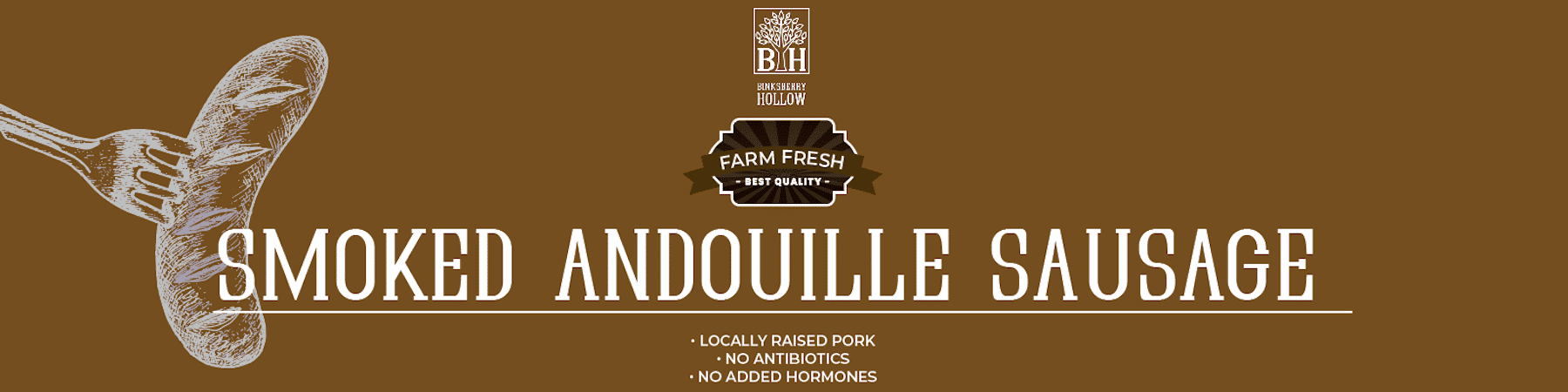 Smoked Andouille Sausage