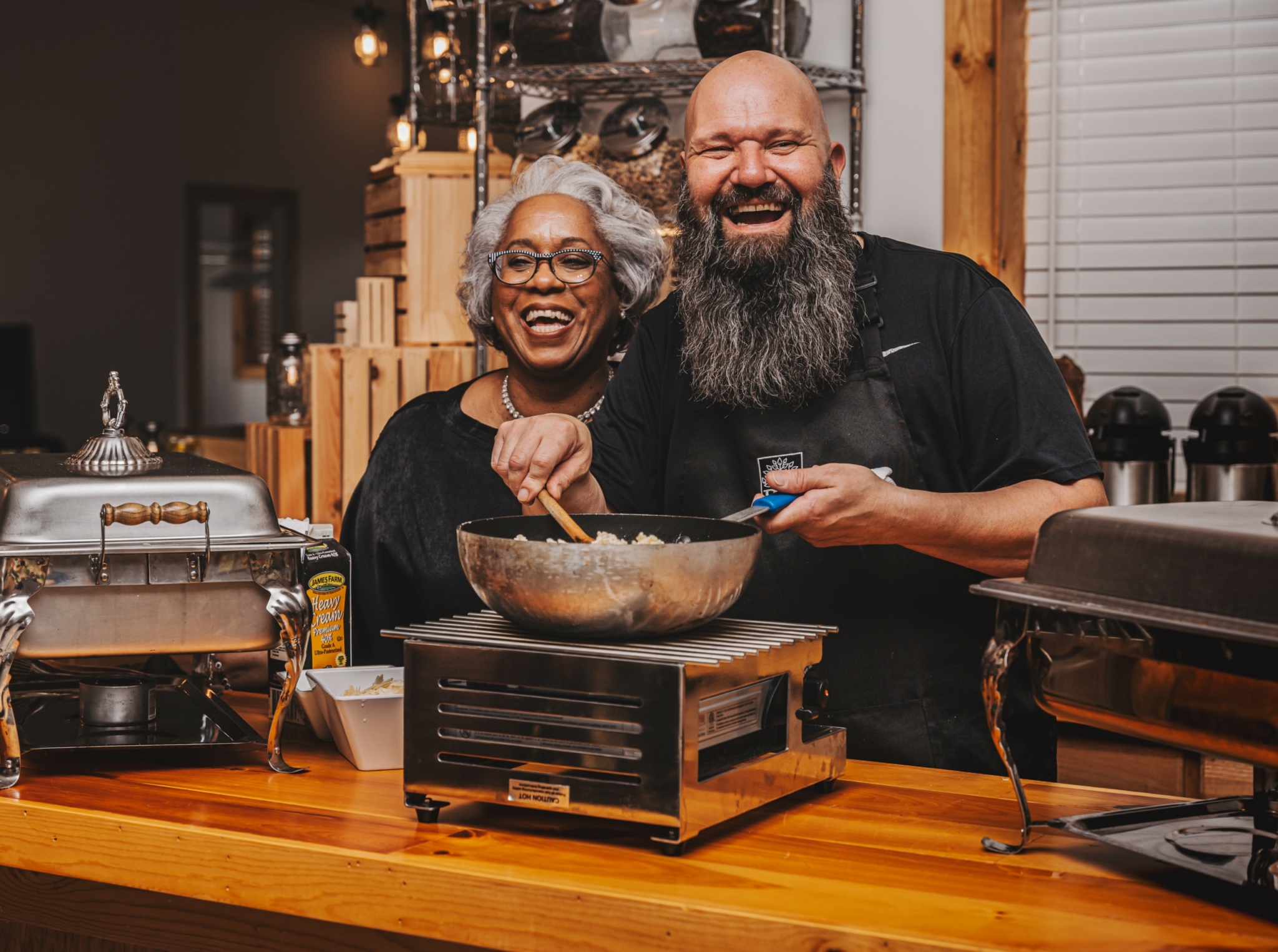 Steven and Kristie Binks at Binksberry Hollow