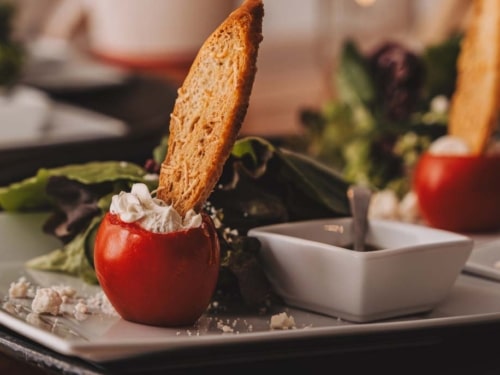 Wedding salad at binksberry hollow