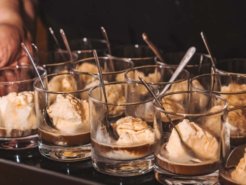 Affogato at your farm wedding