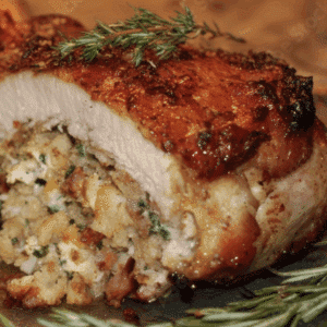 Chorizo Stuffed Pork Chop (Bone In)